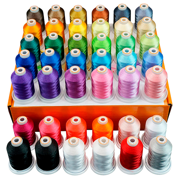 Hilos para bordadora